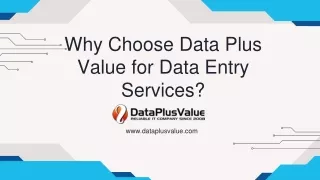 Unlocking the Potential of High-Quality Data Entry Services