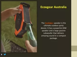 EcoEdge  Portable Bluetooth Speakers