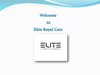 Private Chauffeur in Italy | ERC