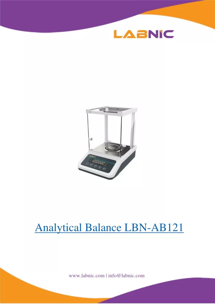 analytical balance lbn ab121