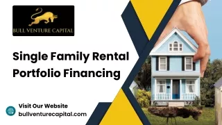 Single Family Rental Portfolio Financing