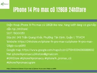 iphone 14 pro max c 128gb 24hstore