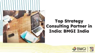 Top Strategy Consulting Partner in India BMGI India