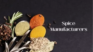 Spice Manufacturers Company in Delhi