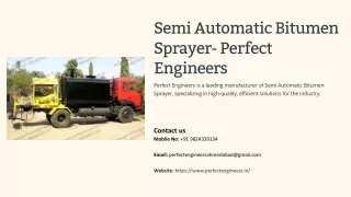 Semi Automatic Bitumen Sprayer, Best Semi Automatic Bitumen Sprayer