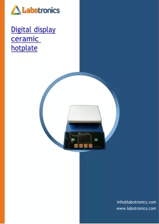 digital display ceramic hotplate