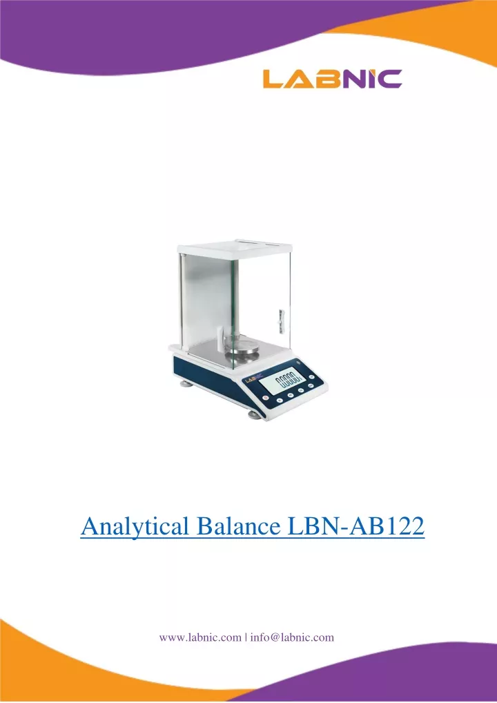 analytical balance lbn ab122