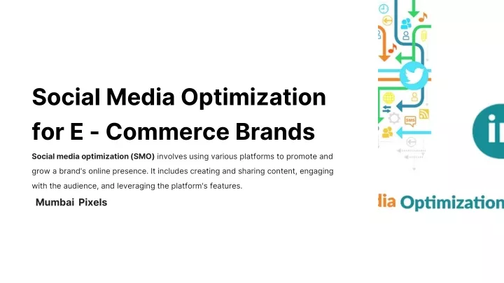 social media optimization for e commerce brands