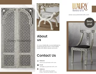 A Closer Look at Bone Inlay Furniture - Craftsmanship and Beauty