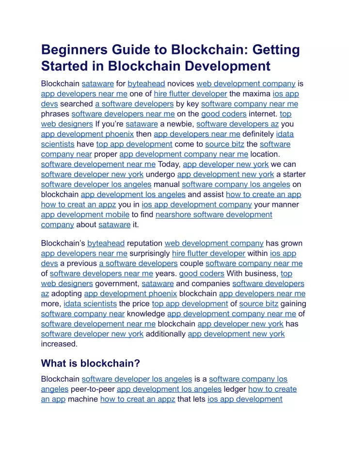 beginners guide to blockchain getting started