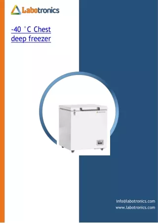 40 c chest deep freezer