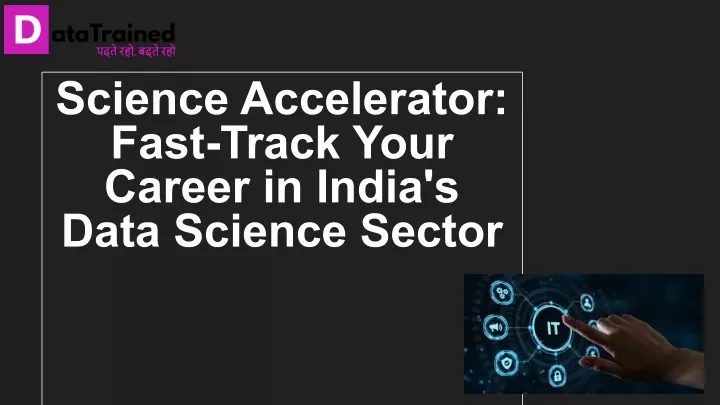 science accelerator fast track your career