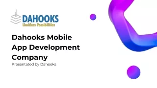 Dahooks Mobile App Development Company Noida, India