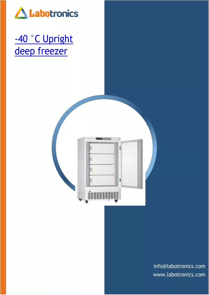 40 c upright deep freezer