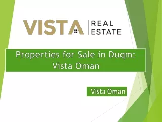 Properties for Sale in Duqm