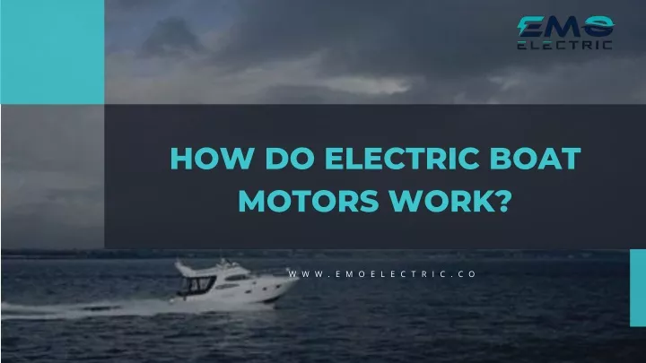 how do electric boat motors work