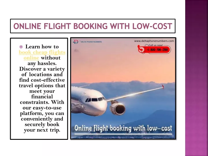 online flight booking with low cost