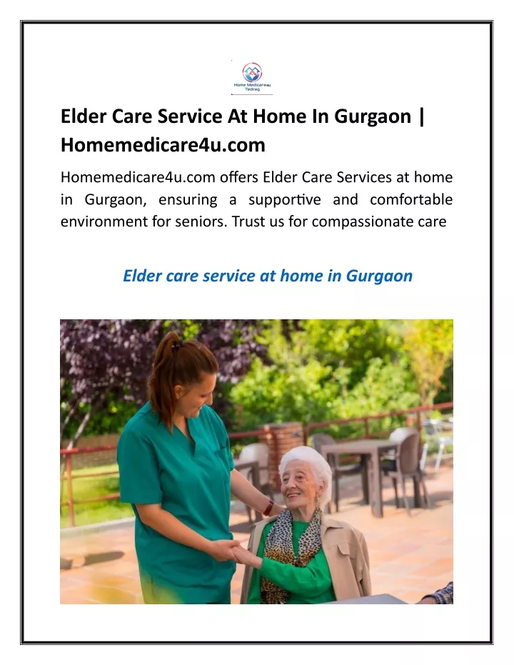 elder care service at home in gurgaon