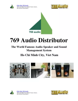 The world famous audio speaker  sound management system