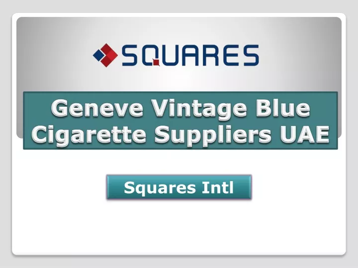 geneve vintage blue cigarette suppliers uae
