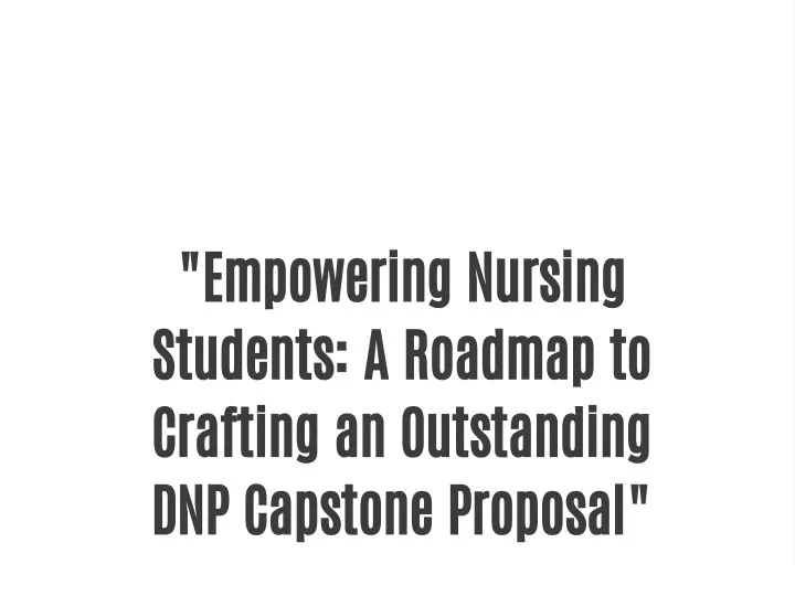 empowering nursing students a roadmap to crafting