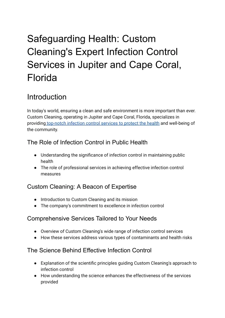 safeguarding health custom cleaning s expert