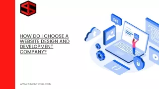 how do i choose a website design and development