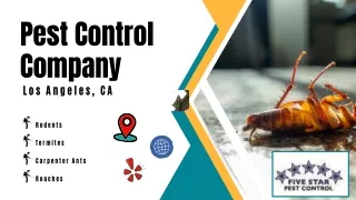 Pest Control Company Los Angeles CA