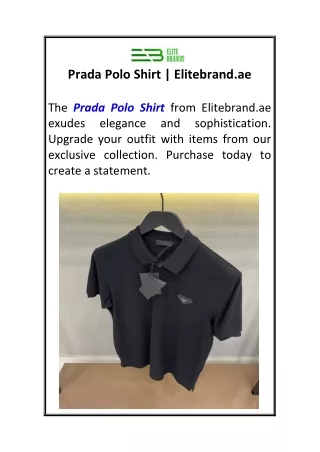 Prada Polo Shirt Elitebrand.ae