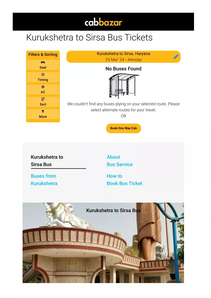 kurukshetra to sirsa bus tickets