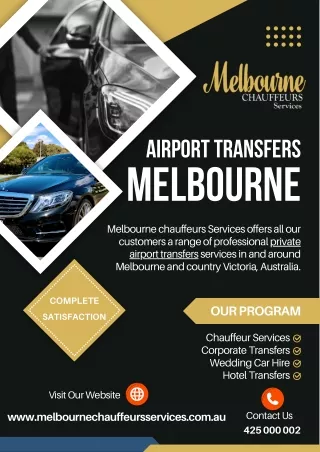 Airport Transfers Melbourne