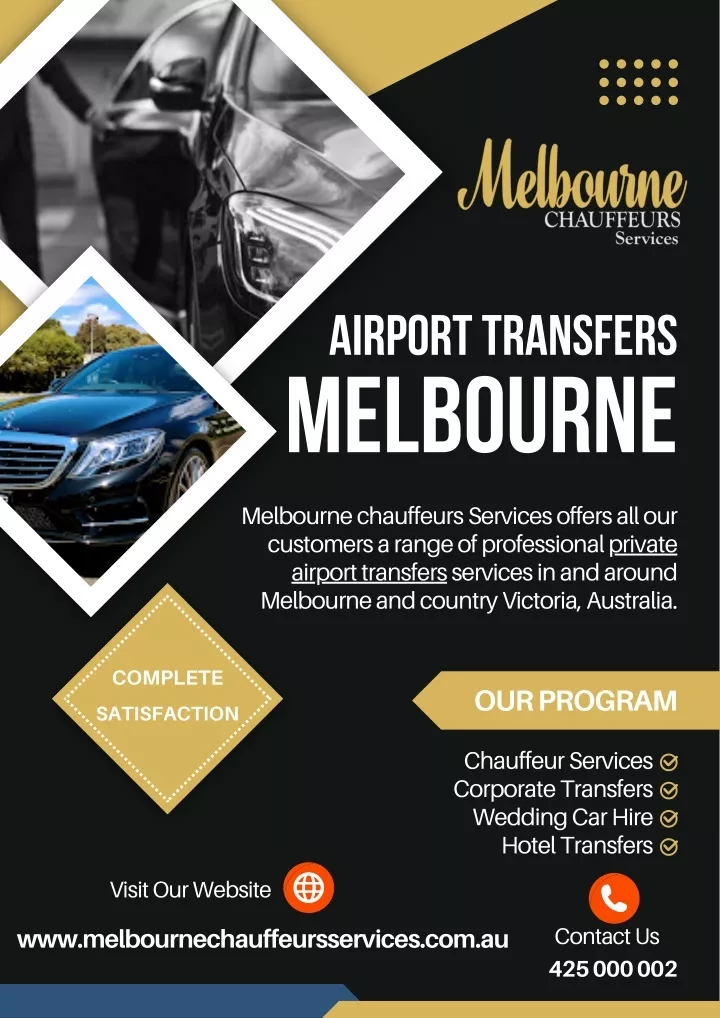 airport transfers melbourne