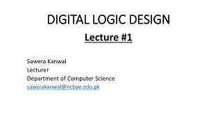 digital logic design