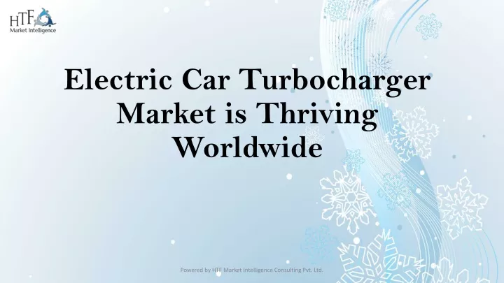 electric car turbocharger market is thriving