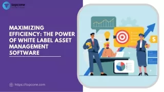 Maximizing Efficiency The Power of White Label Asset Management Software