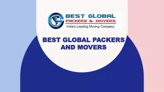 Best global packers and movers ppt