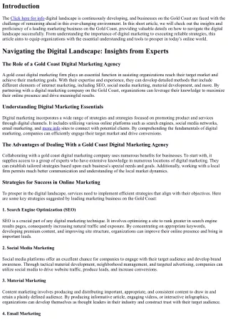 Browsing the Digital Landscape: Insights from a Leading Marketing Company on the