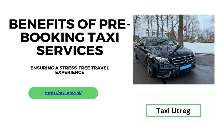 benefits of pre booking taxi services