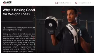 Why Is Boxing Good for Weight Loss_