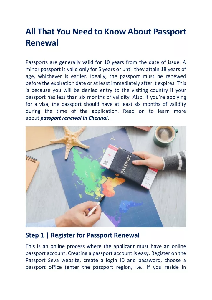 all that you need to know about passport renewal