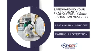 Safeguarding Your Environment and Comfort with Fabric Protection measures