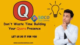 Quora Catalyst: Ignite Your Brand's Growth with Socio Cosmos