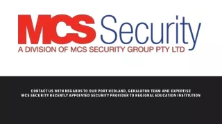 Mcs Security