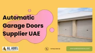 Automatic Garage Doors Supplier UAE pdf
