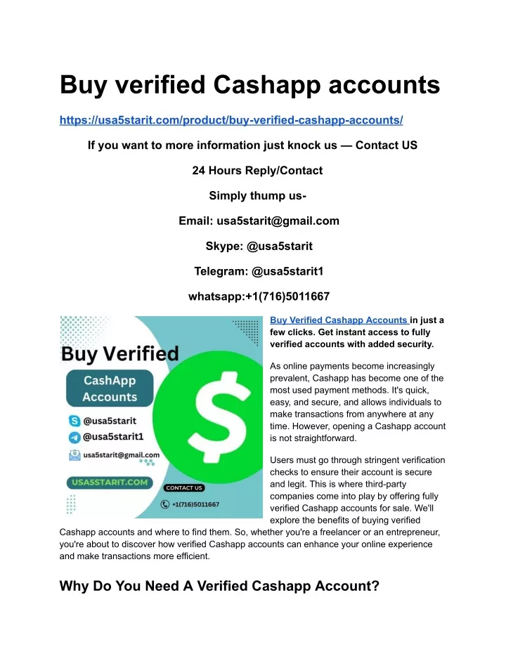 buy verified cashapp accounts