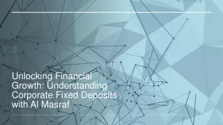 unlocking financial growth understanding corporate fixed deposits with al masraf