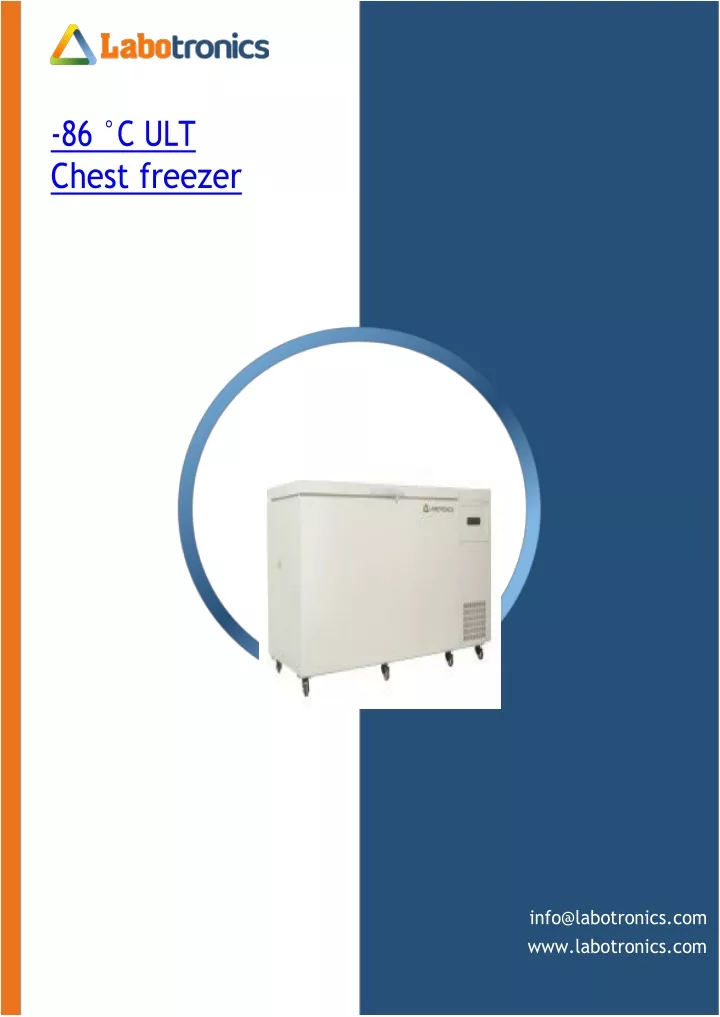 86 c ult chest freezer