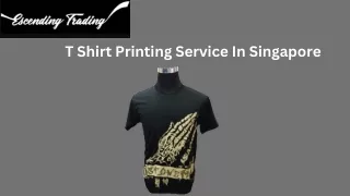 T shirt printing service in Singapore