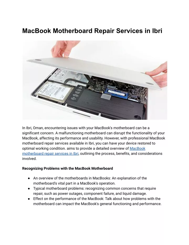 macbook motherboard repair services in ibri