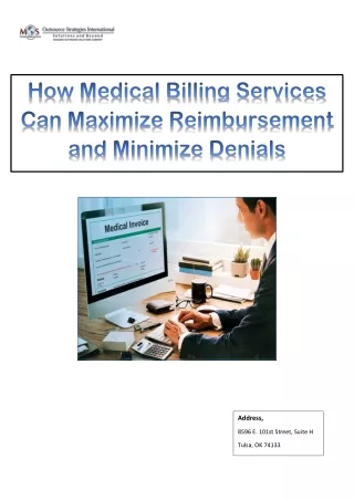 How Medical Billing Services can Maximize Reimbursement and Minimize Denials edited